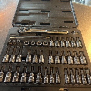 Mac Tools / SBDR123SA / 123-PC Mac-Grip Ratcheting 1/4" Hex Bit Screwdriver Set