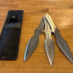 10" Rite Edge Pro Quality 3 Piece Stainless Steel Throwing Knife Set