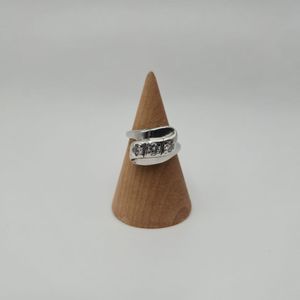 14K WHITE GOLD RING WITH .25 ROUND CENTER DIAMOND