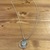 STERLING SILVER .925 NECKLACE WITH COIN PENDANT 