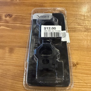 VISM Hunter 1 Inch Dovetail Scope Rings 1.3 Inch Height VR38D1