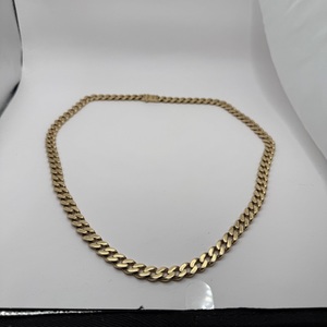 14K YELLOW GOLD NECKLACE 39.2G CUBAN LINK