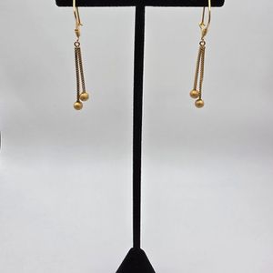 21K DANGLING GOLD EARRINGS