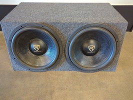 Pair of subs in box