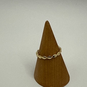  WAVY STERLING SILVER RING 