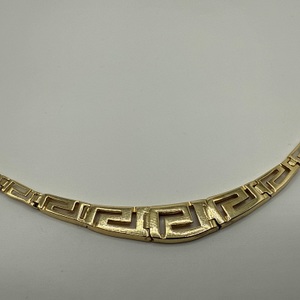 11.50gms Necklace 14K Y/G NECKLACE W/ SPIRAL PATTERNS 18"