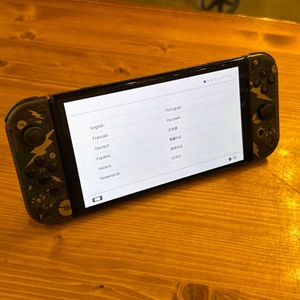 NINTENDO HEG-001 OLED SWITCH WITH DOCK AND CHARGER NO SLIDES OR SLEEVE