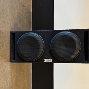 2 x 10" HERTZ SPEAKERS IN BOX