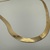 14.10gs 14K Y/G HARRINGBONE NECKLACE 