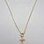 4.2g 21k Yellow Gold necklace with cross pendant 
