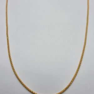 21k yellow gold necklace