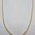 21k yellow gold necklace