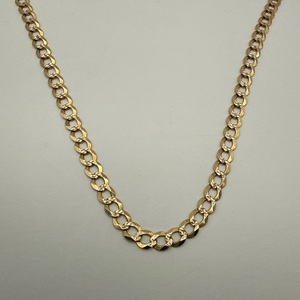 14K YELLOW GOLD NECKLACE 20.30G 24INCH LENGTH 