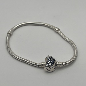  .925 sterling silver pandora bracelet plain na