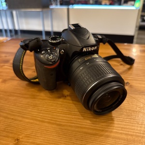 Nikon / D3200 / Camera with 18-55mm lens, battery, no charger