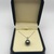 3g 14kt Gold Necklace with .10 Diamond above Pearl