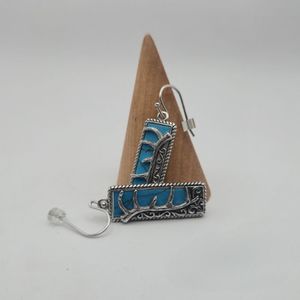 1.00gms Earrings terqoiuse antler earring set
