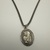 STERLING SILVER NECKLACE WITH SAINT THOMAS MORE PENDANT 