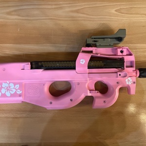 FNH / P90 / EVIKE P90 AIRSOFT RIFLE WITH RED DOT AND ACE TECH BIFROST (AIRSOFT)