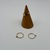  14K YELLOW GOLD RING AND EARRING SET 1.9G
