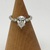  14kt 3.10gms Ring 14K W/G RING W/ TEAR DROP DIAMOND 