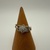10K YELLOW GOLD RING WITH CLUSTER OF DIA. 2.5G