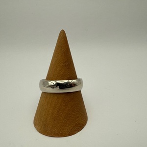 14K / WG / Plain Band Ring / 9.7g 