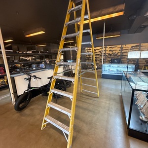 10FT A-FRAME LADDER FIBER GLASS