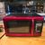Emerson microwave oven (red)