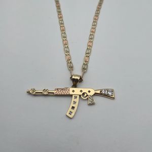 14K YELLOW GOLD AK 