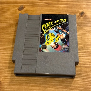  NES VIDEO GAME ''SKATE OR DIE''