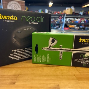 IWATA / NEO AIR BRUSH COMPRESSOR WITH AIRBRUSH