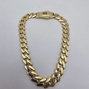 10K YELLOW GOLD BRACELET CHAIN LINK 8.4G