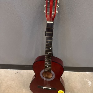BRANDLESS NYLON STRING STYLE ACOUSTIC GUITAR IN SOFT CASE