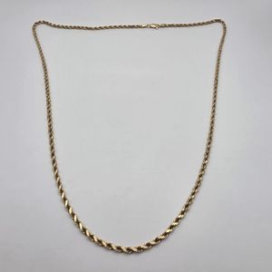  23l / Rope Necklace 14K / 16.8g / Yellow Gold 