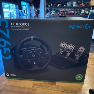 LOGITECH G923 XBOX STEERING WHEEL WITH PEDALS WITH ORIGINAL BOX