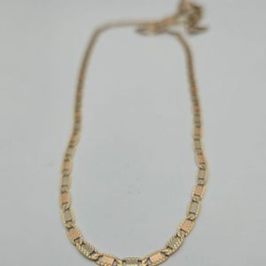 14K TRI COLORED NECKLACE