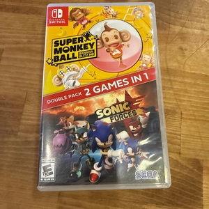 NINTENDO SWITCH SUPER MONKEY/ SONIC FORCES 2 IN 1