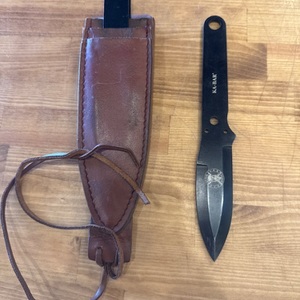  K-Bar / Throwing Knife Set of 3 in Leather Pouch