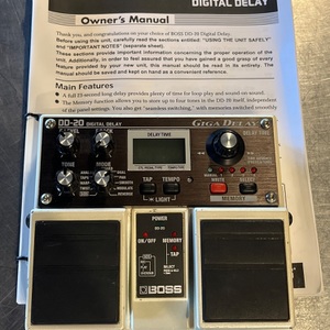BOSS / DD-20 / Digital Delay Effect Pedal