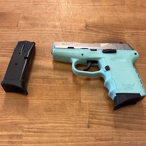 SCCY INDUSTRIES / Semi Auto 9mm Cal. CPX-2 / 6'' / TEAL / W/ Two Mags