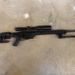 RUGER PRESICION 6.5 CREEDMOOR WITH BIPOD WITH VORTEX CROSSFIRE II 6-18X44