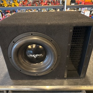 SKAR EVL-12 2500 Watt Max Power Dual 2 Ohm Car Subwoofer IN CARPETED BOX