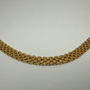 4.20gms 14K YELLOW GOLD LINK BRACELET 7-1/2"