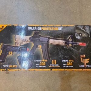 11142358 WARRIOR PROTECTION KIT RIFLE AND PISTOL BB GUNS