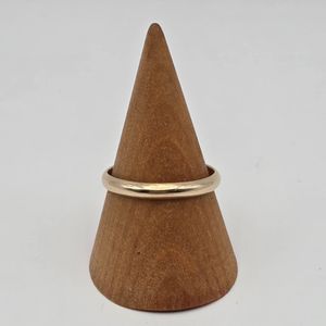 14KT YELLOW GOLD RING PLAIN BAND SIZE 11-1/4