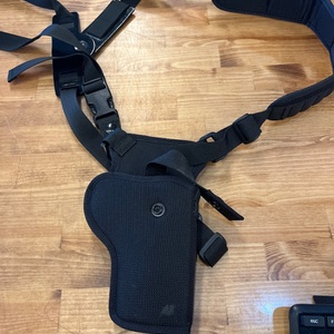 CLOTH DIAMOND D CHEST HOLSTER (Fits up to 8-3/8")