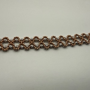 13.70gms Bracelet TWO TONE 18K BRACELET 7-1/2"