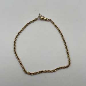 14kt YG Bracelet / 2.30gms Rope Chain Bracelet
