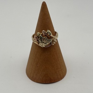 10kt BHG Ring (Size 6) / 2.50gms / Ring 10K / Four Leaves above one large leaf